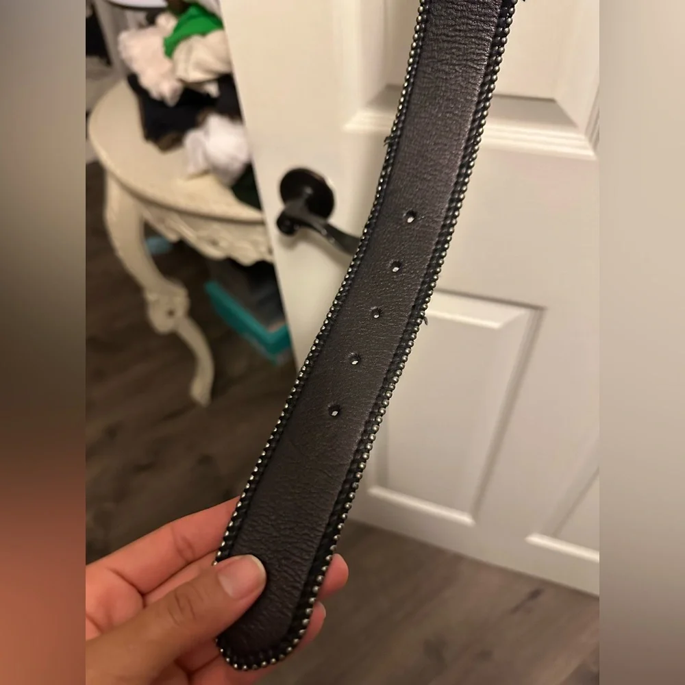 Free People silver stud belt